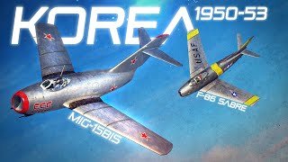 Korean War 1950s Dogfights  Mig15Bis Vs F86 Sabre  Digital Combat Simulator  DCS [upl. by Niwled]