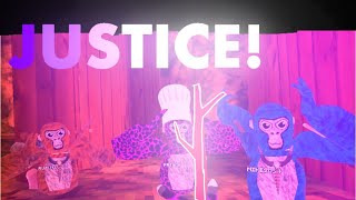 Stick Justice Pt1  Gorilla Tag V2 Custom Taggers [upl. by Nnairrek]