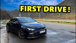 FIRST DRIVE IN MY SUPER CHEAP SCIROCCO R [upl. by Asennav]