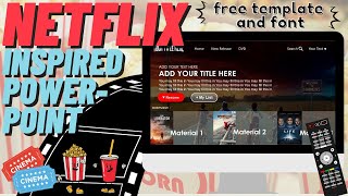 NETFLIX  INSPIRED POWERPOINT TEMPLATE free template amp font 5 [upl. by Keelby]