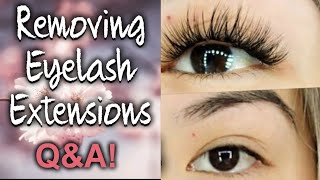 DIY How to Remove Cluster Eyelash Extension QampA [upl. by Annetta]