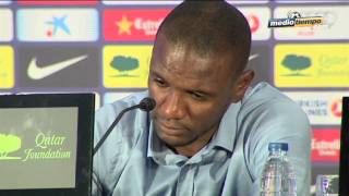 Medio Tiempo Barcelona anuncia salida de Éric Abidal [upl. by Zena807]