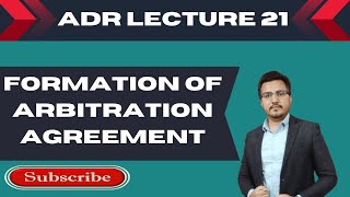 Formation of Arbitration Agreement adr llb2 punjabuniversity law bzumultan ajk llb llb1 [upl. by Abe]