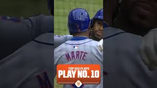 Play No 10 of 2024 Francisco Lindors CLUTCH home run helps the Mets clinch a postseason spot 😤 [upl. by Affra986]