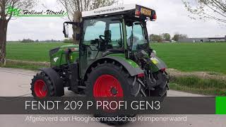 Afgeleverd Fendt 209 P Profi Gen3 [upl. by Lessard]