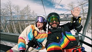 Spring break ski vlog [upl. by Hsilgne]