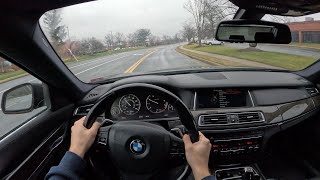 2013 BMW 750Li xDrive  POV Test Drive  060 [upl. by Diraj484]