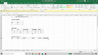 Solving Non Linear Programming Problem Using Excel Solver [upl. by Raphael]