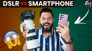 DSLR Vs Smartphone 😯Shocking Result ⚡️TrakinShorts Shorts [upl. by Ahcatan]