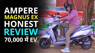 Ampere Magnus EX Honest Review in Hindi  Is This the Best Electric Scooter in India [upl. by Joellen]