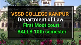 VSSD College Kanpur  first moot court BALLB 10th semester  Department of Law [upl. by Maziar]