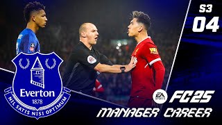 MOST MEMORABLE MERSEYSIDE DERBY EVER FC 25 EVERTON CAREER MODE S3 EP4 [upl. by Geoff]