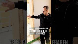 ProfiTipps vom Zimmerermeister Fensterlaibung im Holzrahmenbau 🪵💪 [upl. by Hcirteid]