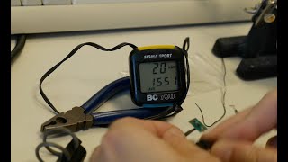 Sigma Sport Bike Computer Reed Switch sensor repair [upl. by Nylazor]