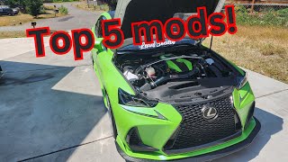 Top 5 Performance Mods to do to your Lexus IS [upl. by Stanwin]