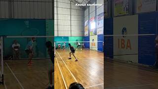 DEFENCE STYLE 🏸 bwf juniorbadminton badmintonworld badmintons shorts shortvideo shortsvideo [upl. by Ecirahc]