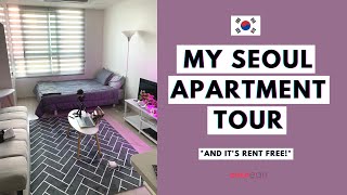 My Studio Apartment in Seoul Tour  Life in Korea as an English Teacher [upl. by Gambrell]