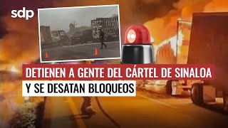 NARCOBLOQUEOS en ZACATECAS 🚨 tras DETENCIÓN de presuntos miembros del CÁRTEL de SINALOA ⚠️😱 [upl. by Madelle]