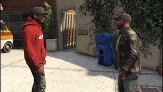 Gtav online Lamar roast Franklin [upl. by Icrad]