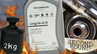 VW Volkswagen LongLife III FE 0W30 Jak skutecznie olej chroni silnik 2kg [upl. by Guild]