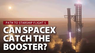 SpaceX to attempt Super Heavy Booster catch during Starship Flight 5 [upl. by Lasala]