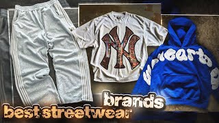 BEST STREETWEAR CLOTHING BRANDS TO BUY FROM IN 2024 [upl. by Ebeohp770]