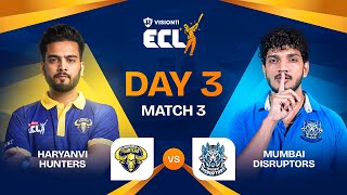 ECL  Match 7  Haryanvi Hunters vs Mumbai Disruptors  Elvish Yadav vs Munawar Faruqui [upl. by Aronas]