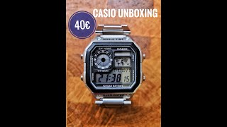 Casio AE 1200WHD Casio Royale Unboxing [upl. by Naj]