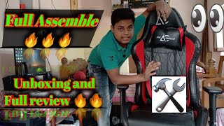 Savya home by Apex Crusader XI Gaming Office Chair Unboxing and full Review Assemble🔥 In Hindi💕 [upl. by Assilaj]