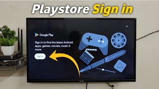 Mi TV Play Store Sign In  How To Sign In Google Play Store IN MI TV [upl. by Tressia]