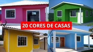 20 IDEIAS DE CORES DE CASAS 2024  Cores de Casas Modernas 2024  Cores para Fachadas de Casas 2024 [upl. by Hasheem]