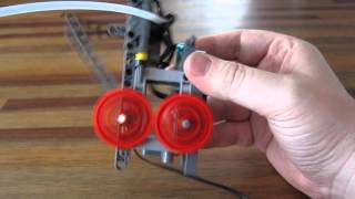 Lego Pneumatic Engine  1 cylinder switchless  3380RPM [upl. by Ainud]