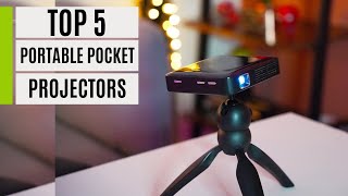 TOP 5 Best Portable Pocket Projectors 2024 [upl. by Ial]