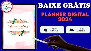 Planner Digital Grátis 2024 para Tablet Android e iPad plannerdigital tabletsamsung tabs6lite [upl. by Ettenoitna]