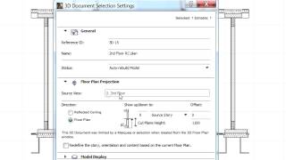 Creating a reflected ceiling plan 3D document in ARCHICAD [upl. by Xuaegram]