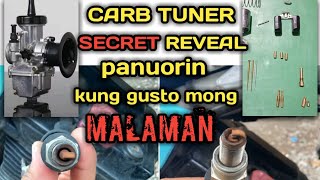 Paano mag tono ng carburetor na mabagal bumaba ang menorMga dapat i consider sa pag tutuno ng carb [upl. by Cynera]