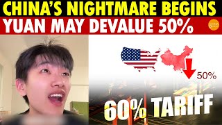 China’s Nightmare Begins Yuan May Devalue 50 Trump Could Impose 60 Tariffs Next [upl. by Cloutman]