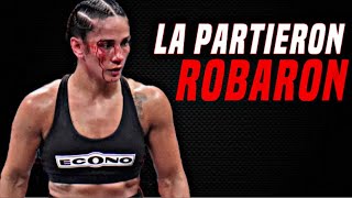 Amanda Serrano ROBADA en ESPECTACULAR combate contra Taylor [upl. by Ahsyekat127]