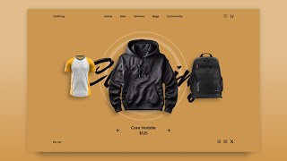 Responsive Clothing Website Design Using HTML CSS And JavaScript [upl. by Lila708]