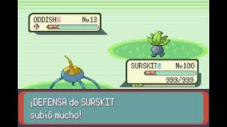 POKEMON EMERALD  SURSKIT  BARRERA  BARRIER [upl. by Anahoj]