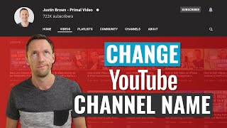 How to Change YouTube Channel Names StepbyStep [upl. by Notniuqal]