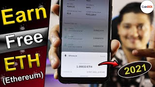 How To Earn Ethereum Without Investment  Free Ethereum Earning App 🎁 New Crypto Earning App 2021 🤑 [upl. by Bamby386]