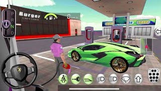 3D Driving Class SimulationFunny Police Officer Refuel His Super Car Gas Crazy Gameplay Ep842 New [upl. by Nibram]