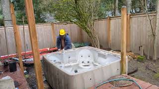 Chainsaw a Hot Tub Spa [upl. by Nancey]