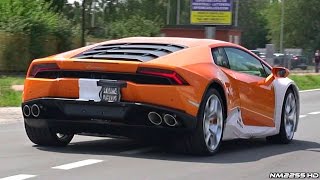 Lamborghini Huracán Start Up and Accelerations Sound  13 of them [upl. by Carilyn]