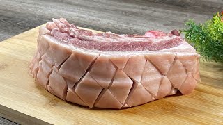 Ein chinesischer Metzger hat mir diesen Trick mit Schweinebauch beigebracht So lecker alle Gäste w [upl. by Sirrad]