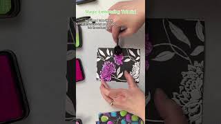 Magic Embossing Tutorial cardmakinginterferenceink embossingfolder [upl. by Tutankhamen87]