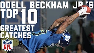 Odell Beckham Jrs Top 10 Greatest Catches  NFL Highlights [upl. by Nahseez]