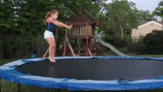 Trampoline tumbling age 5 [upl. by Inalej27]