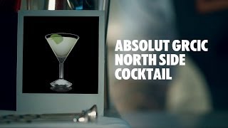 ABSOLUT GRCIC NORTH SIDE COCKTAIL DRINK RECIPE  HOW TO MIX [upl. by Pirzada]